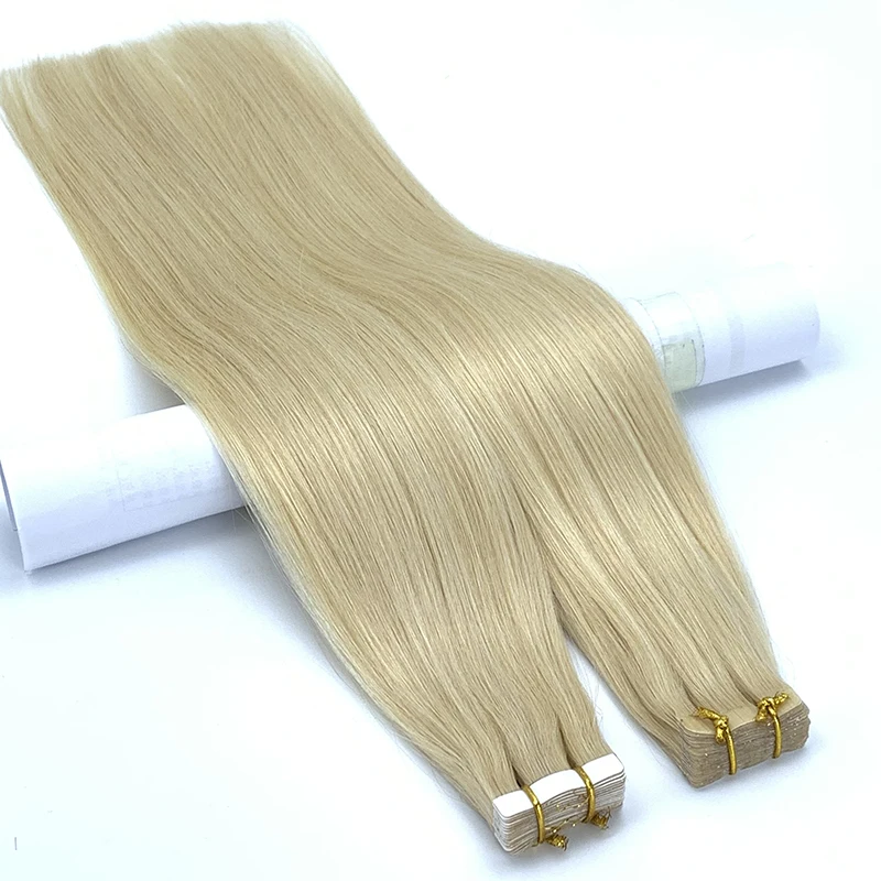 

Wholesale Cuticle Remy Hair Invisible PU Tape In Hair Extensions 100% Human Hair