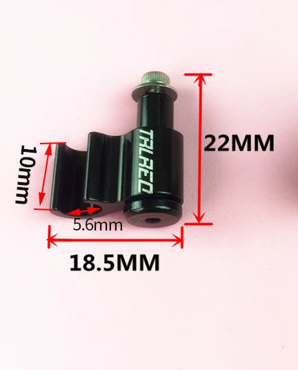 

Alloy MTB Bike Line Pipe Tubing Fixed Conversion Seat Bicycle Wire Frame Trap Cable Clip Clamps Organizer Adapter Accessories, Black