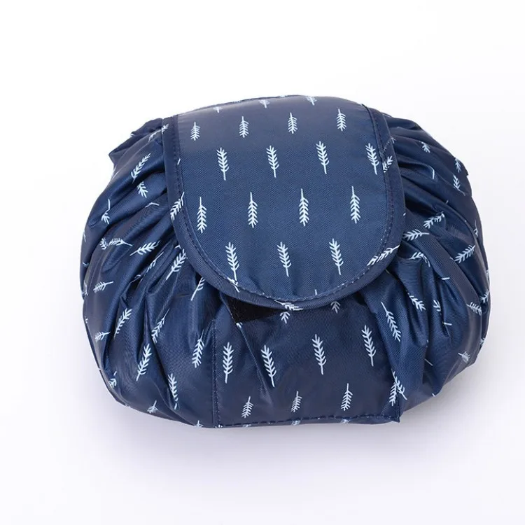 

The new design and color printing travel drawstring foldable makeup bag