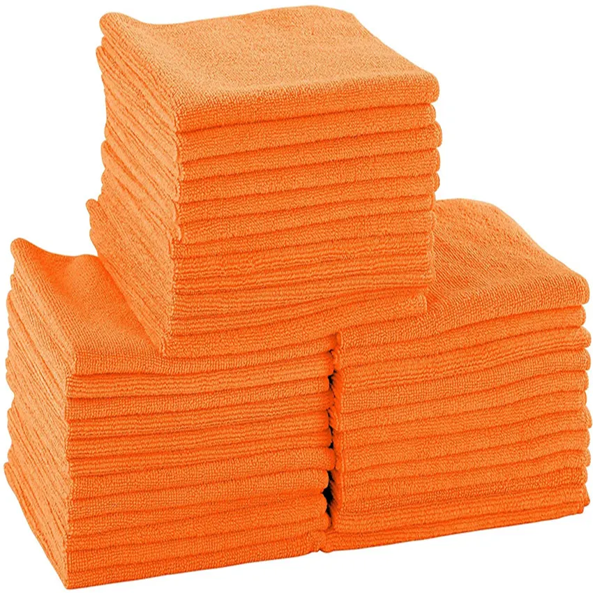 

Free Samples Laser Cutting Premium Household Microfibra Cleaning Cloth Microfiber microfiber towel car, Green/yellow