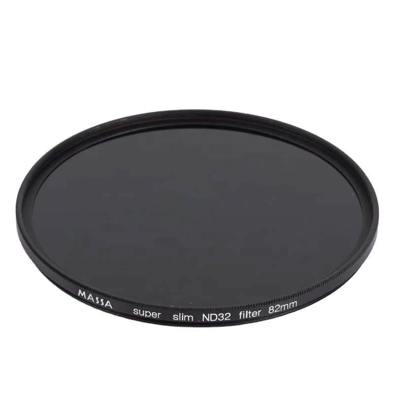 

massa Photographic Equipment digital camera accessories CNC machining Optical glass 82mm super slim camera Nd Filters