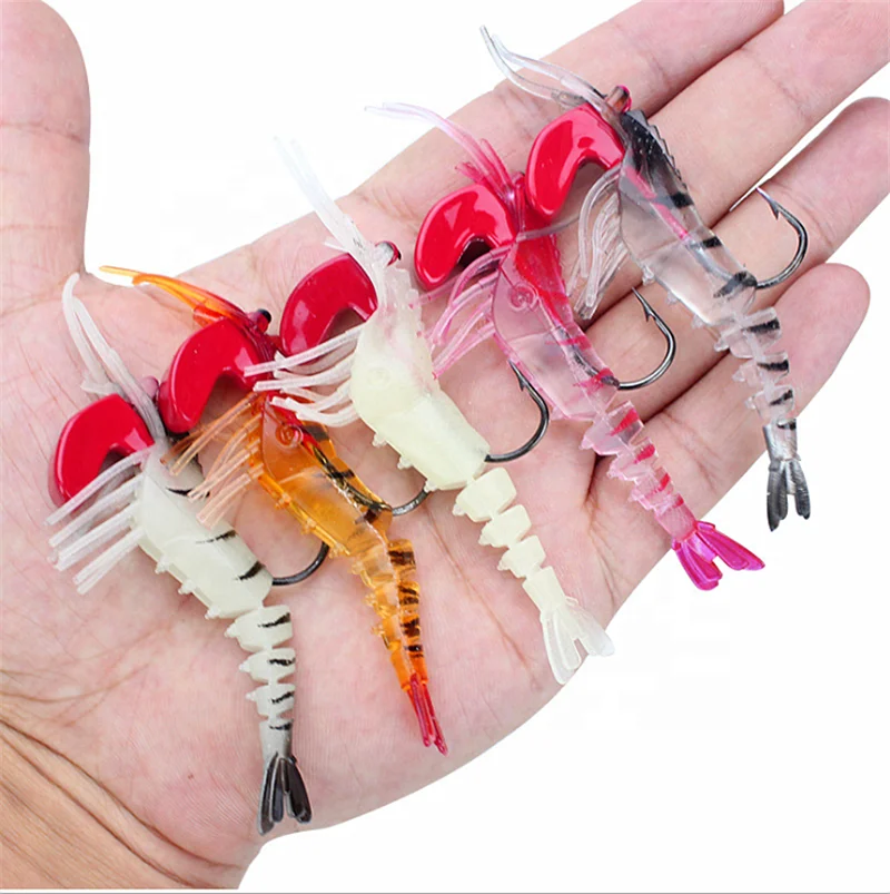 

Fishing Lures Shrimp Many-Section Baits Lead-Hook Bionic Classic Factory Flexible Hot Soft Lure