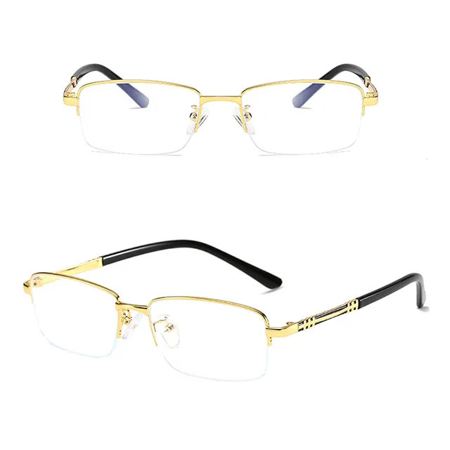 

DLO8733 Men's Business Metal Half-Frame Myopic Glasses Frame Blue-proof photoelectric computer eye protector