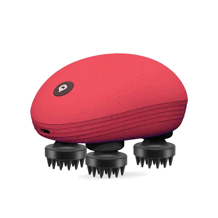 

6 Heads Pet Dog Cat Brush Relax Helmet Tools Silicone Head Massager Device Double Scalp Machine Electric Head Massager