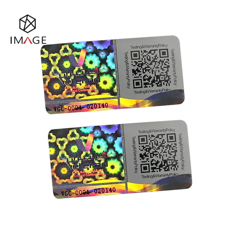 Security Hologram Tamper Proof Seal Sticker With Qr Code Printing Buy