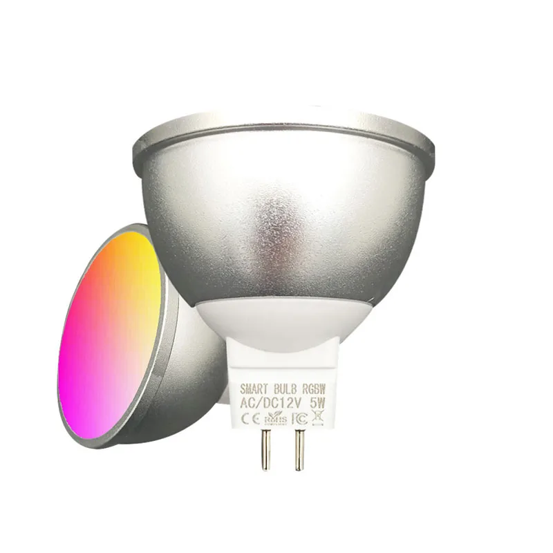 WiFi Smart MR16 LED Light Bulb Reflector Spotlight 50W Equivalent RGBW Remote Control Voice control via Alexa Decorative Lamp
