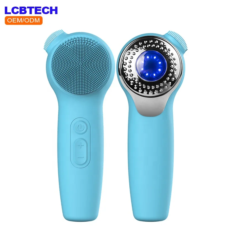 

New Design Silicone Face Cleanser and Massager IPX7 Waterproof Beauty Product Skin Care Electric Facial Cleansing Brush