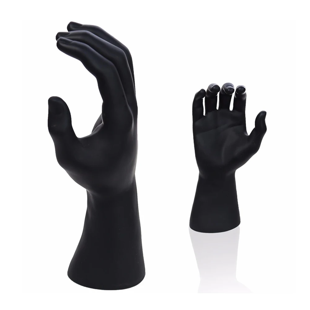 

Magnetic Plastic Black Mannequin Hands For Sale, Black or white