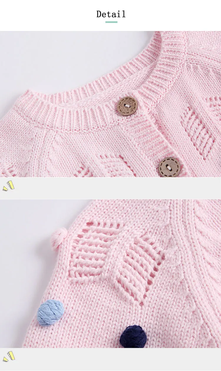 kids clothing Knitted babies sweater kids cardigan for autumn