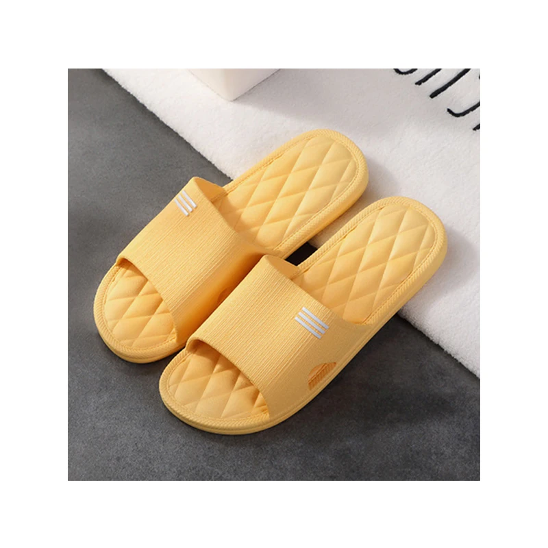 

Hot Selling Summer Unisex Soft Bottom Babouche Stepping Excrement Anti Slip Bathroom Slippers, As picture