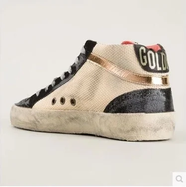 

Goldens HI STAR Sneakers mid star - black beige Gooses Dirty Shoes