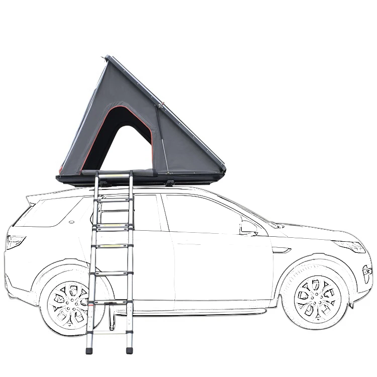 

WILDSROF DIY Hardshell 4X4 Clam Shell Roof Black Car Top Tent 2 People Hard Car Shell Rooftop Tents star gazer roof top tent