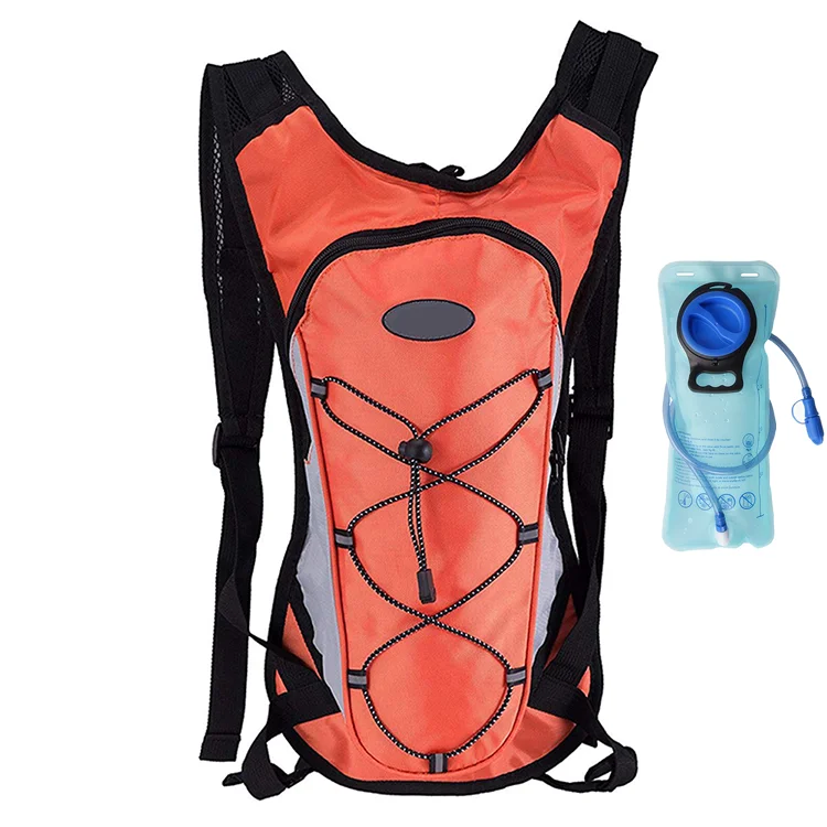 

Wholesale Lightweight Men's Hydration Backpack With 2 Liter Water Bladder For Outdoor Hiking Running Cycling, Grey, white, black, red, blue, green ect.