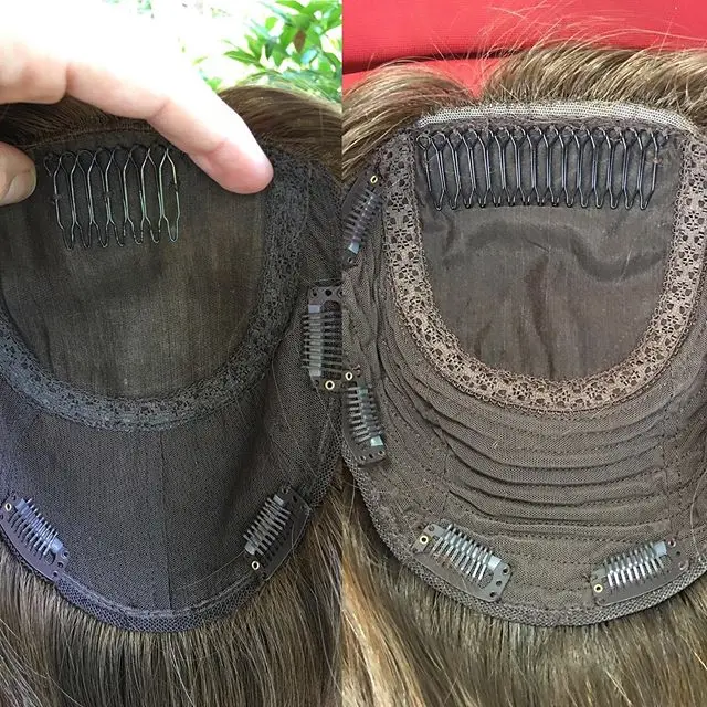 

Wholesale Ash Blonde European Mongolian Remy Human Hair Sheitel Jewish Kosher Wig Topper With Silk Base