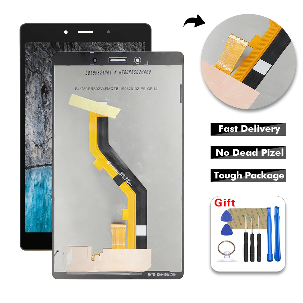 

8.0" AAA LCD For Samsung Galaxy Tab A 8.0 2019 SM-T290 SM-T295 T290 T295 LCD Display+Touch Screen Digitizer Assembly