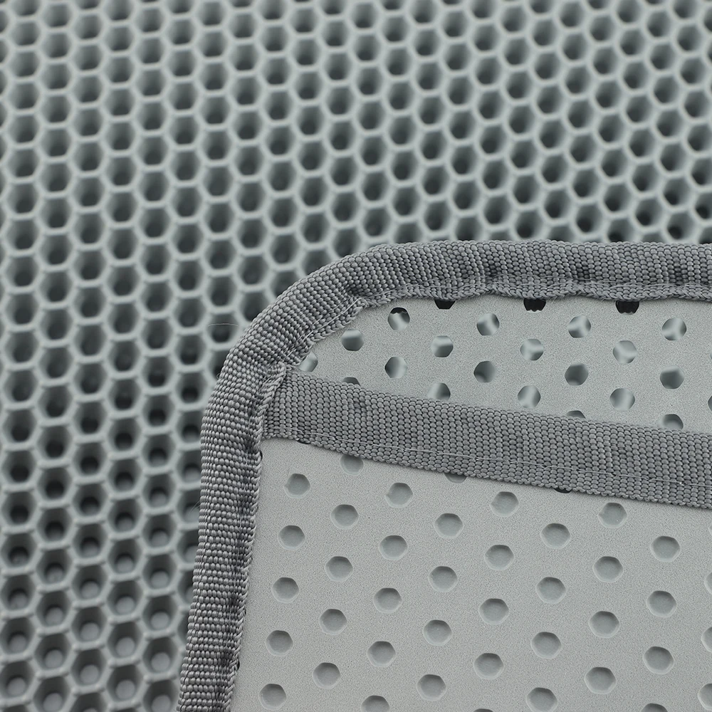 Pakeway Ecofriendly Cat Litter Mat,Eva Cat Litter Pad Double Layer