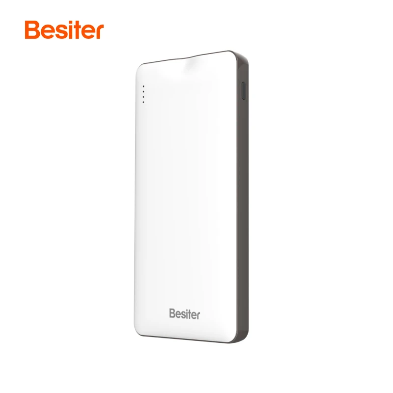 

Manufacturer silver Aluminum Alloy High Quality 10000Mah Quick Charge 3.0 Type C gray Fast Charging Power Bank