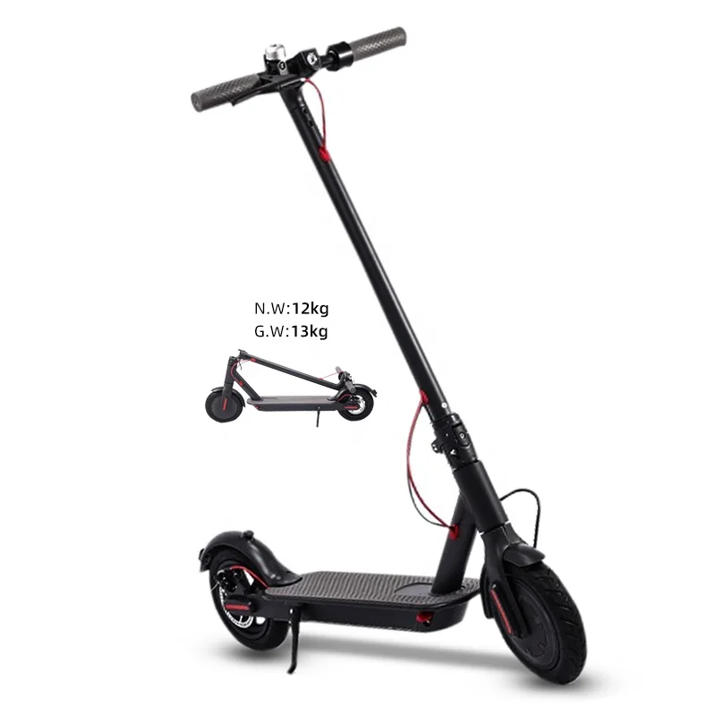 

Free Shipping Two Wheel Electric Scooter for Adult Foldable Mini Fashion Cheap Waterproof Light Weight E Scooter-Electric, Black/white