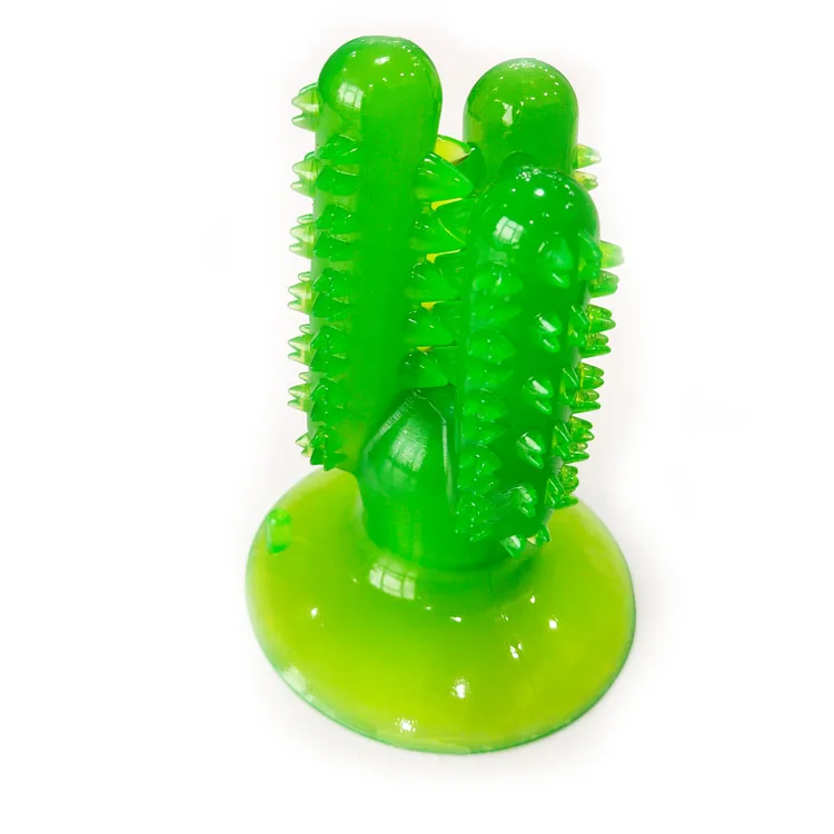 

Wholesale High Quality Non-Toxic Teeth Clean Pet Dog Toy Toothbrush, Blue green yellow