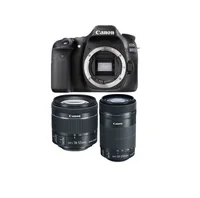 

CANON EOS 80D DSLR Camera + EF-S 18-55mm F4-5.6 IS STM + EF-S 55-250mm F4-5.6 IS STM