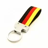 Custom Car Germany flag key rings , Fashion germany flag keychain