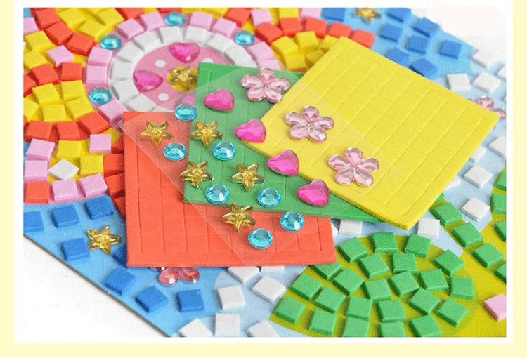 Kids Mosaic Craft Stickers Kits For Kids Mosaics Buy Kids Mosaic