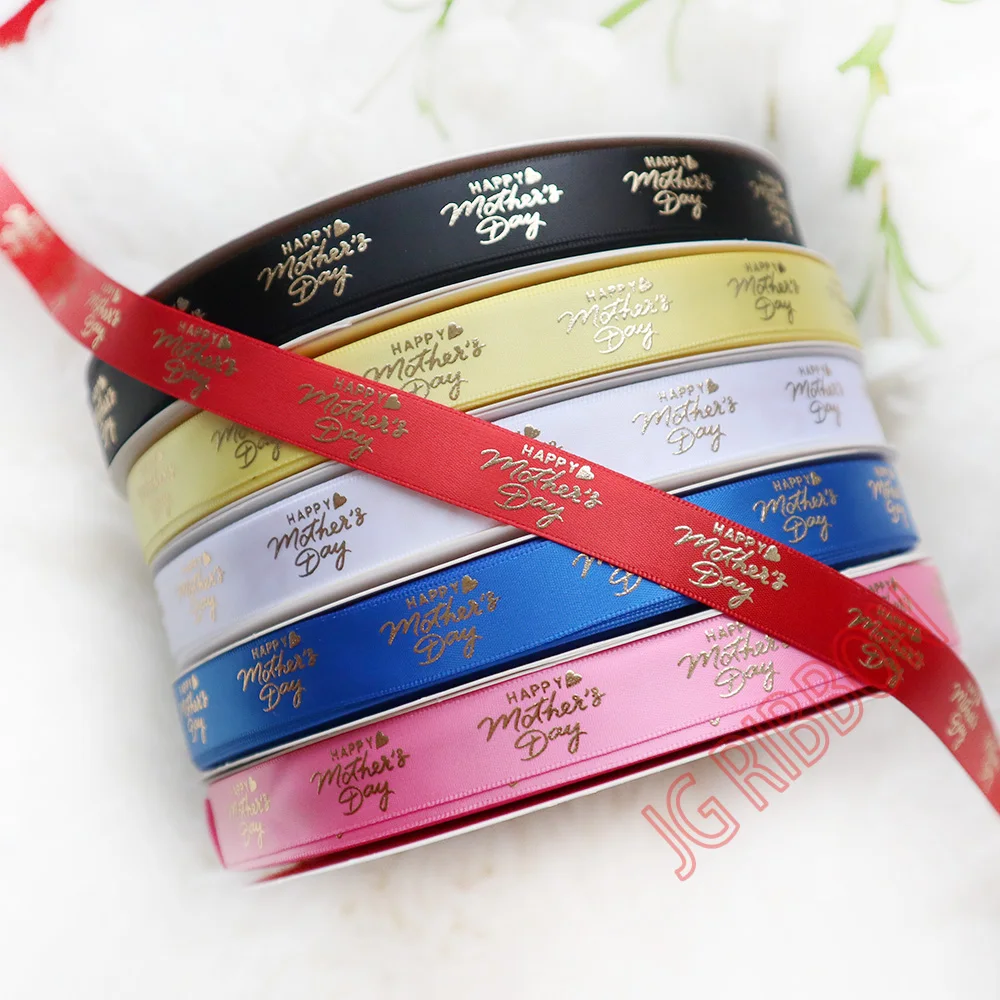 

happy mother's day in stock ribbon for mothers day