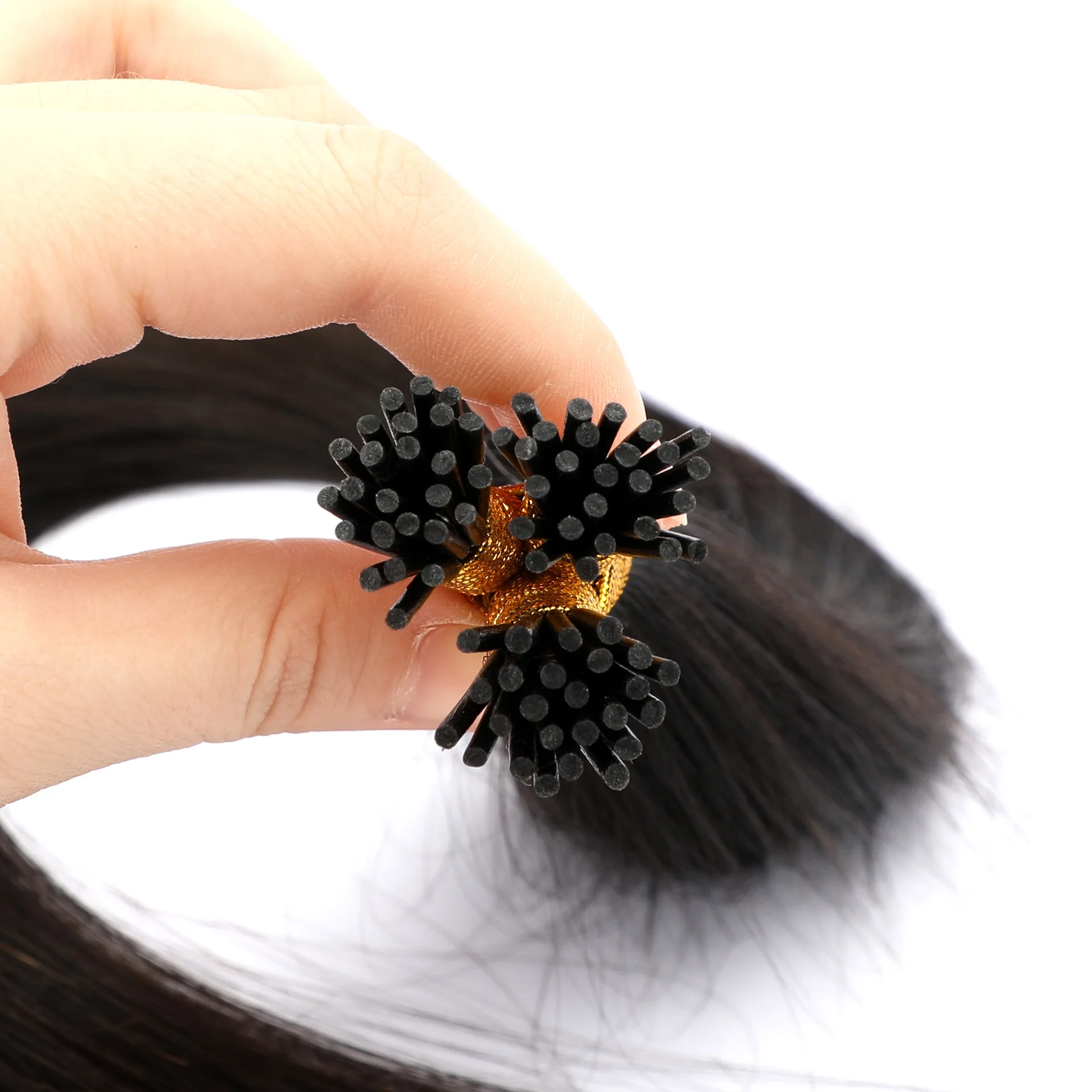 

100% human hair wholesale straight women stick virgin braided traceless human hair bundles, Multi color, custom