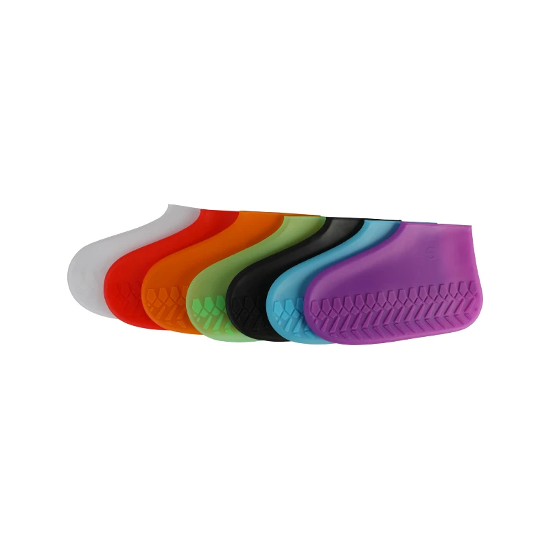 

S size fashionable waterproof for kid children adult rain shoe silicone shoe cover elastic anti slip overshoes, White, black, blue, green, red, orange, purple, customized.