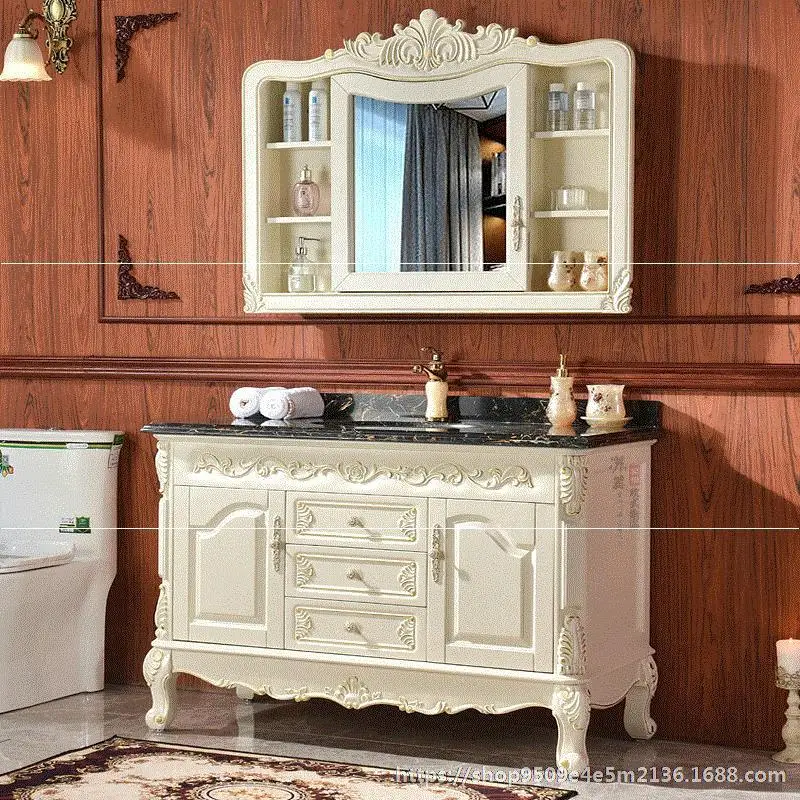 Custom double sink vanity manufacturers-2