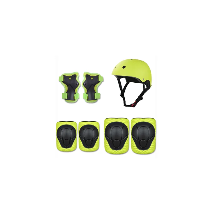 

Wholesale Custom Children Skate Skateboard Scooter Protective Gear Knee Guards Elbow Wrist Protective Pads 7 PCS Set