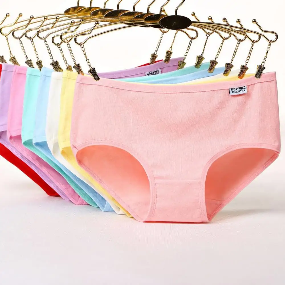 

Panties wholesale women's panties factory direct sales cotton triangle candy color panties, Picture