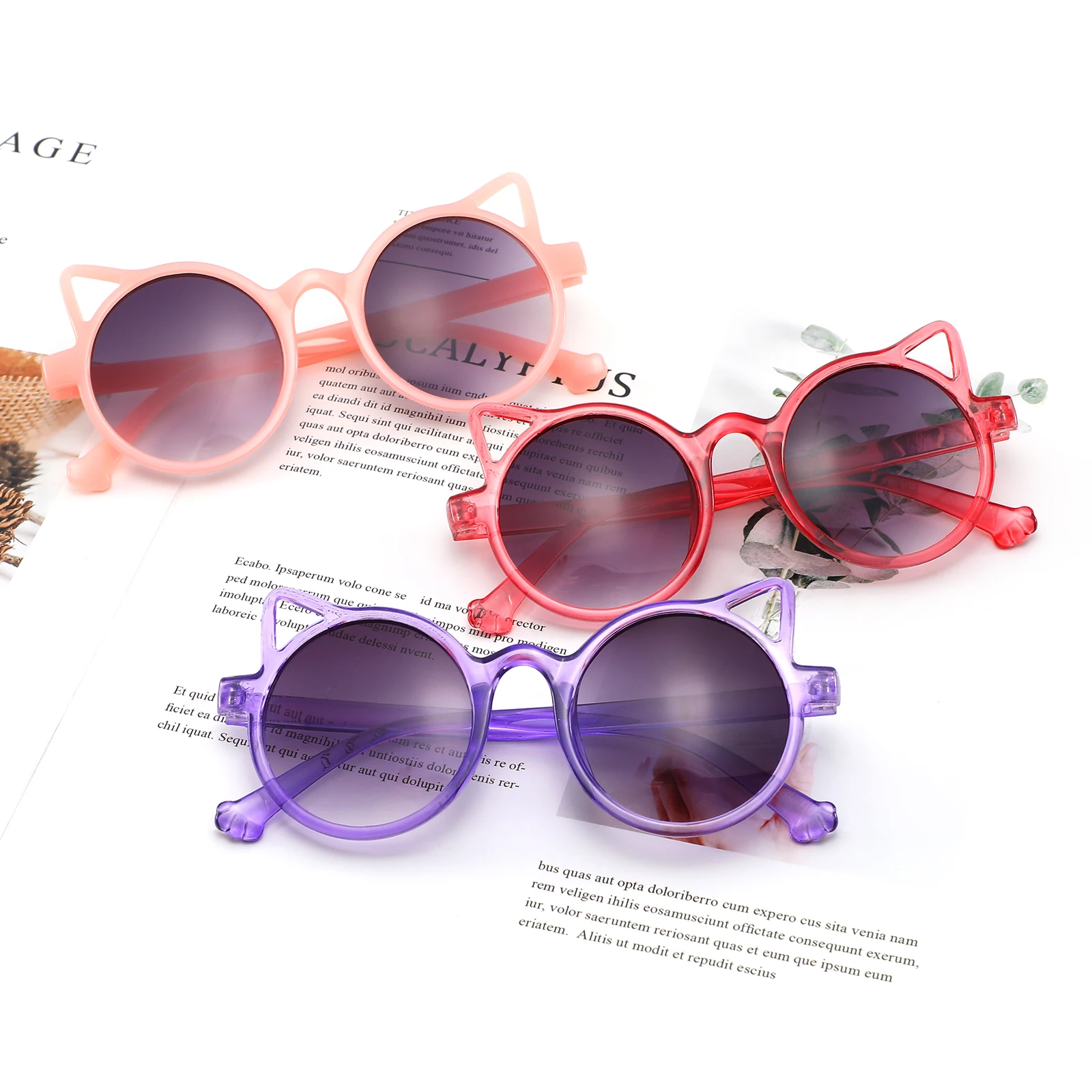 

Children cute small round kids sunglasses 2022