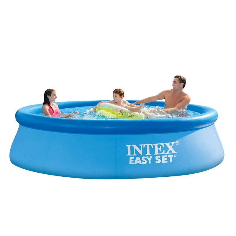 

TOP sale Intex 28120 10'x 30" Easy Set Inflatable Above Ground Pool Family Swimming Pool