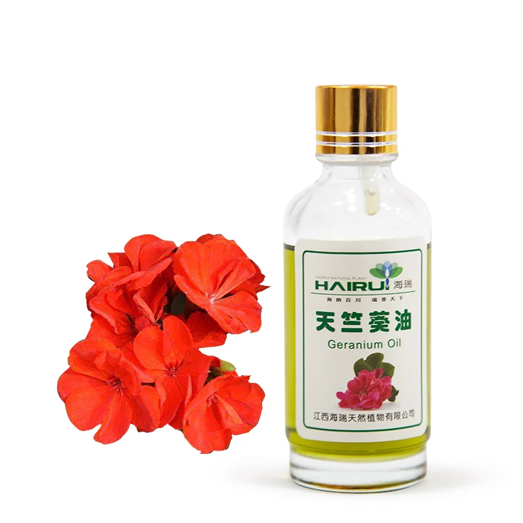 

100% pure natural steam distillation geranium oil