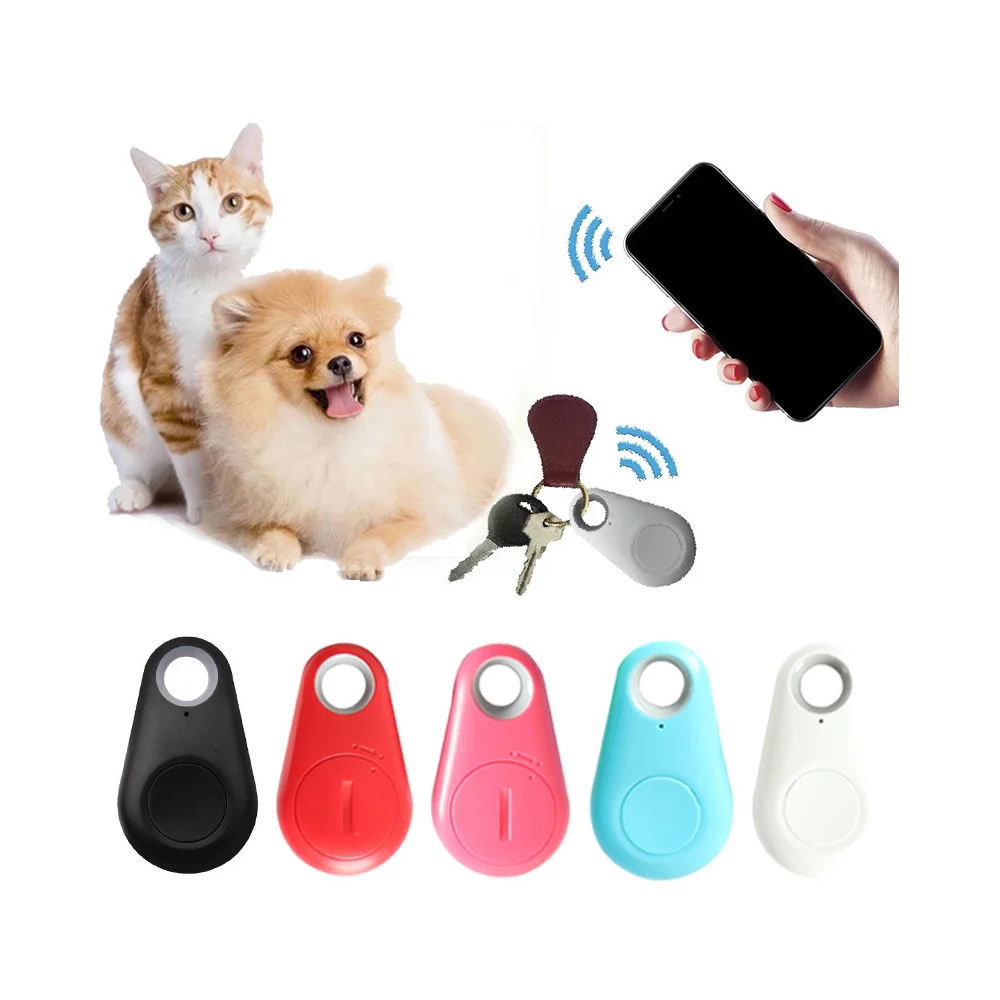 

Cute Bluetooths Key Finder Mini GPS Tracker For Animal Dog Tracker Gps Pet Smart Gps Collar, 8 color/oem