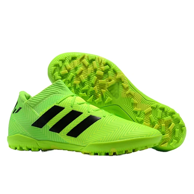 

NEMEZIZ 18.3 TF size  Knitted breathable fashion football shoes, Green