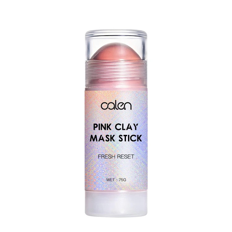 

OEM/ODM Service Deep Cleansing And Oil Control Pink Clay Mask Stick With Private Logo