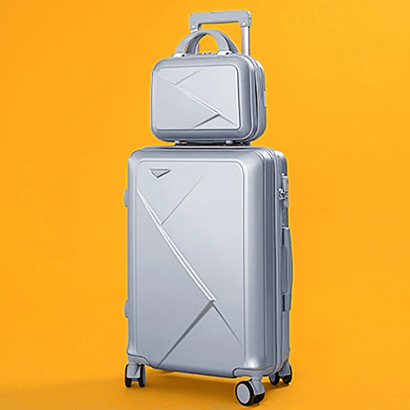 

Cheap 2 Pcs Travelling Bags Trolley Luggage set