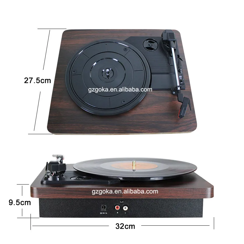 Goka Rp06 Wooden Holder 3 Speeds Vinyl 