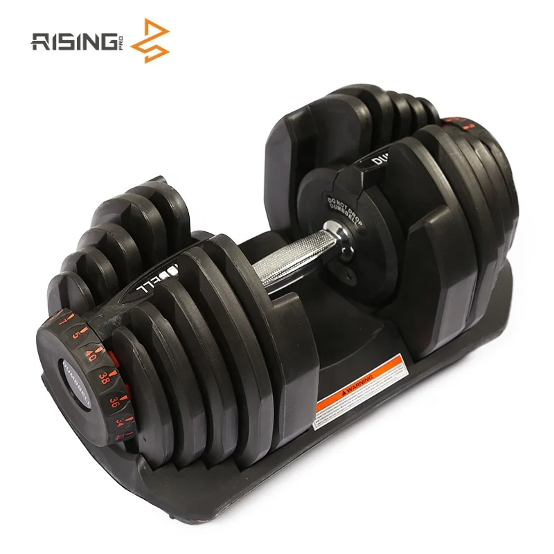 
Rising gym equipment iron master used core weight 24kg adjustable dumbbell for fitness 