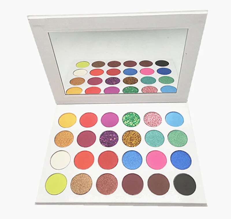 

New design 24 colors matte eyeshadow palette glitter eyeshadow