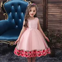 

New Ready To Ship Little Girl Gown Sequins Tutu Dress For Kids Vestidos de nia casuales