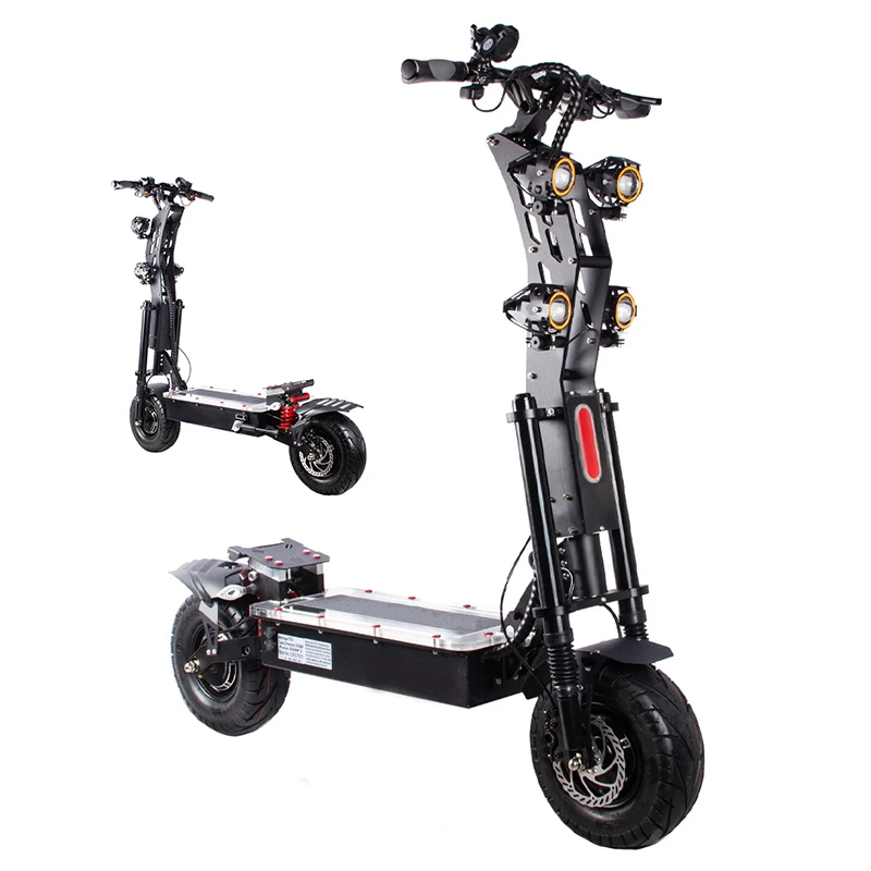 

geofought 72v 40ah lithium battery 8000w mobility adult escooter foldable motocycle zero 11x scooter
