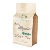 70g ziplock customized foil kraft paper flat bottom bag for tea
