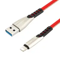 

For Iphone Ipad Lightning 3A Fast Charger Metal Date USB Cable 3.0 Customized