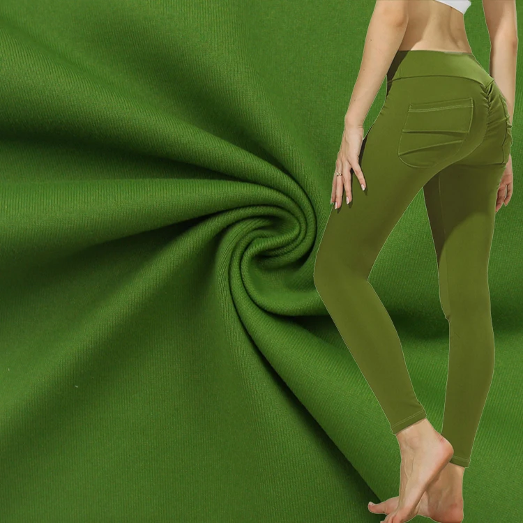 Stock Dry Fit Polyamide Elastane Compression Leggings Fabric for Sports