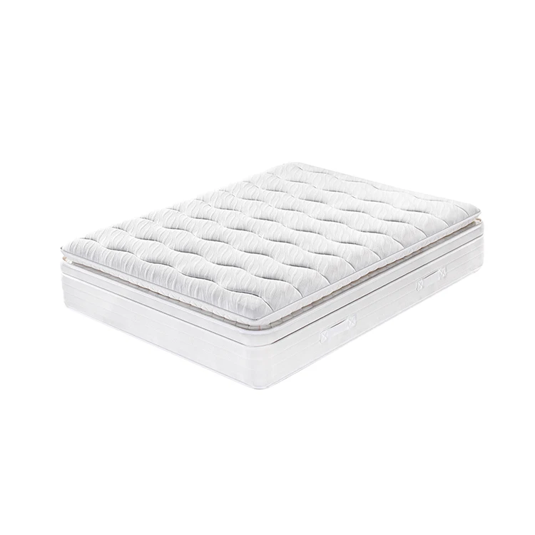 Hostel furniture sleep well  pillow top customizable high class pocket spring mattress