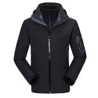 

Heavy Thick Latest 4 Colors High Quality Warm Sports Uniform Manufacturer 2 Pieces Custom Waterproof Zipper Mens Winter Jacket