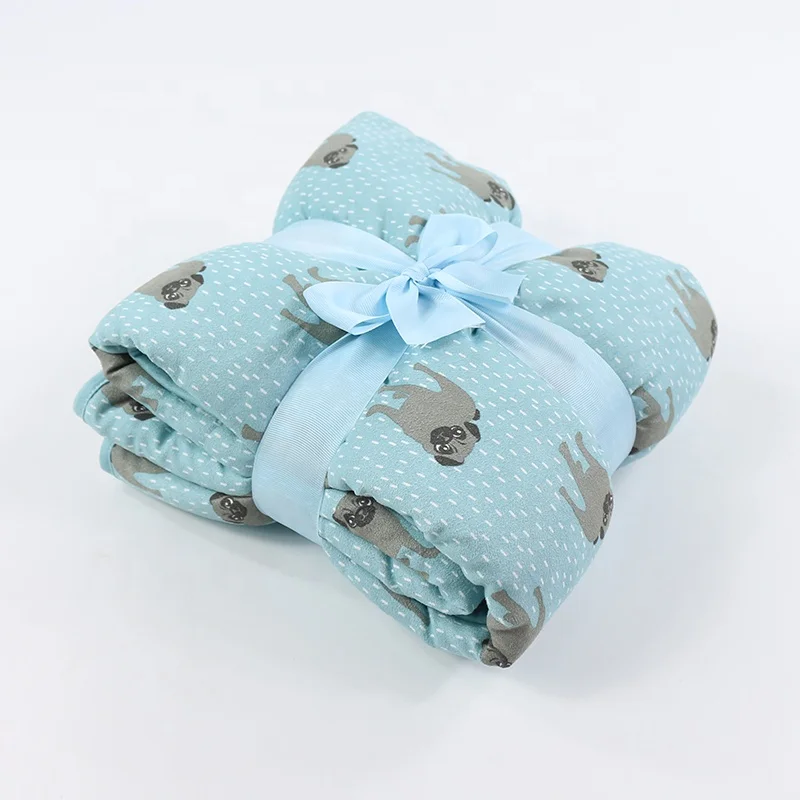 

Super soft 100% polyester plush dog fleece blanket luxury sherpa printed pet dog blanket, Picture